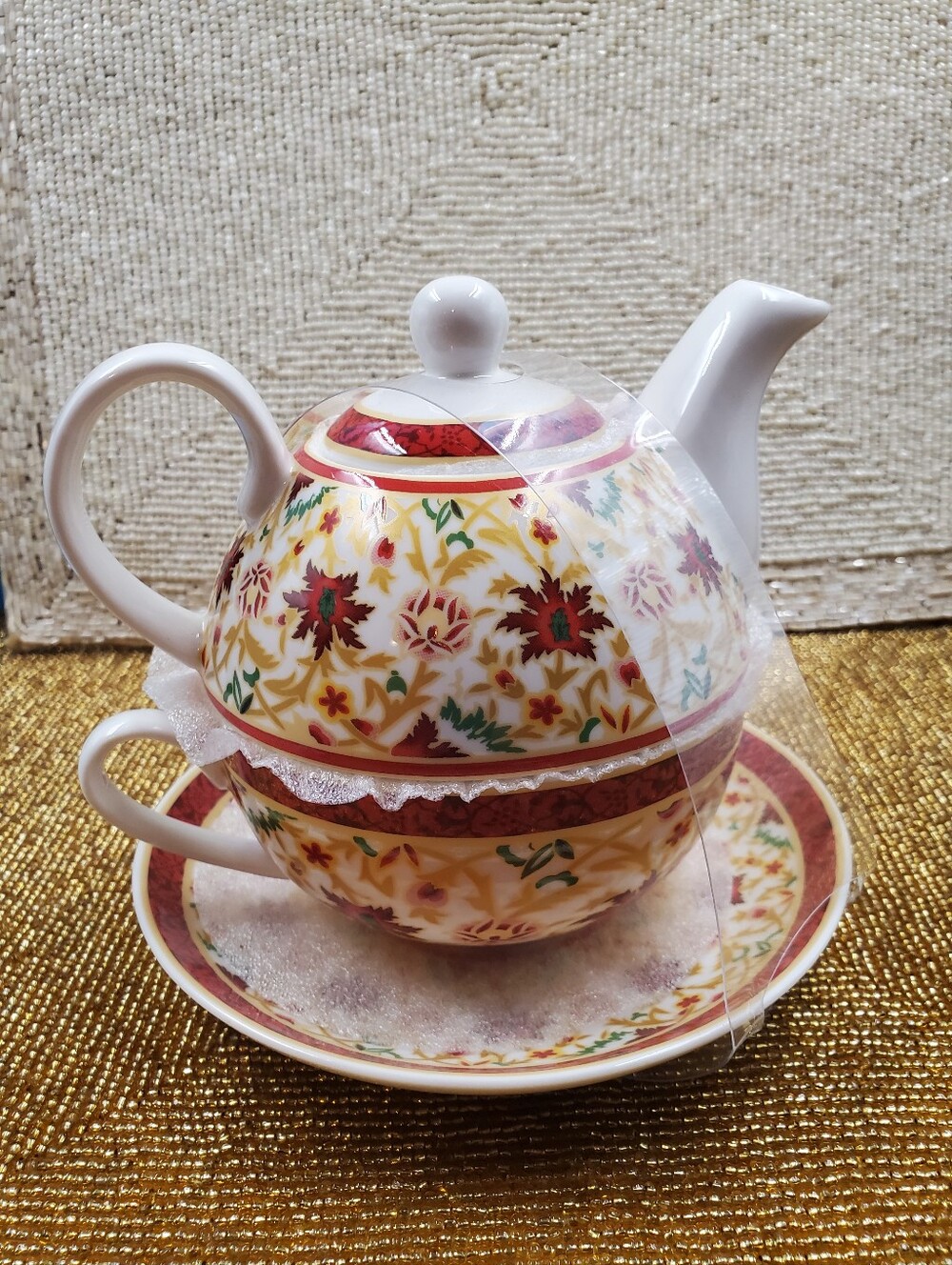 Floral Spice Fine Porcelain Tea For One Set, by Stechcol Gracie China (50)**